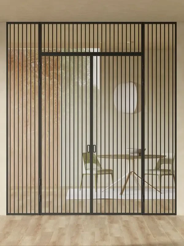 Распашная алюминиевая перегородка Minoli 13