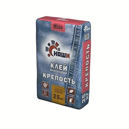 Строительный клей НАШИ КРЕПОСТЬ для керамической плитки, 25кг.