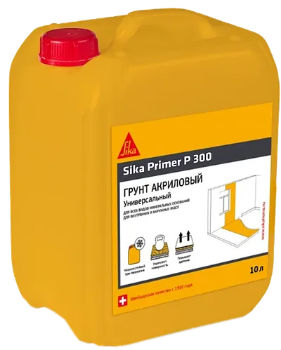 Грунтовка для впитывающих оснований Sika Primer P 300 (MasterTile P 300) 10 кг