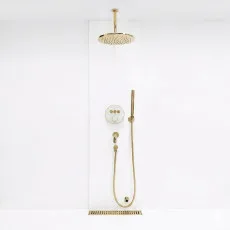 Душевая система скрытого монтажа Minotti Elegante Champagne Gold