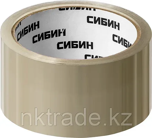 СИБИН 48 мм х 50 м, 40 мкм, лента клейкая упаковочная (скотч) 12055-50-50_z02