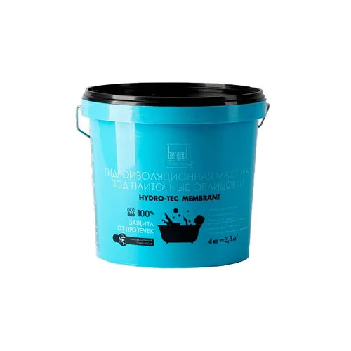 Bergauf HYDRO-TEC MEMBRANE Гидроизоляционная мастика, 4 кг.