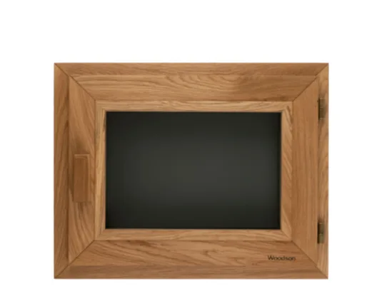 Окно Woodson PRO 60*50, стекло GREY дуб, правое
