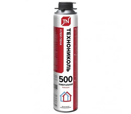 Клей-пена Технониколь 500 PROFESSIONAL универсальный, 12*740 гр.