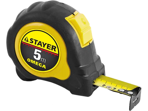 Рулетка 5м*19мм STAYER MASTER OMEGA 3402-05-19_z02
