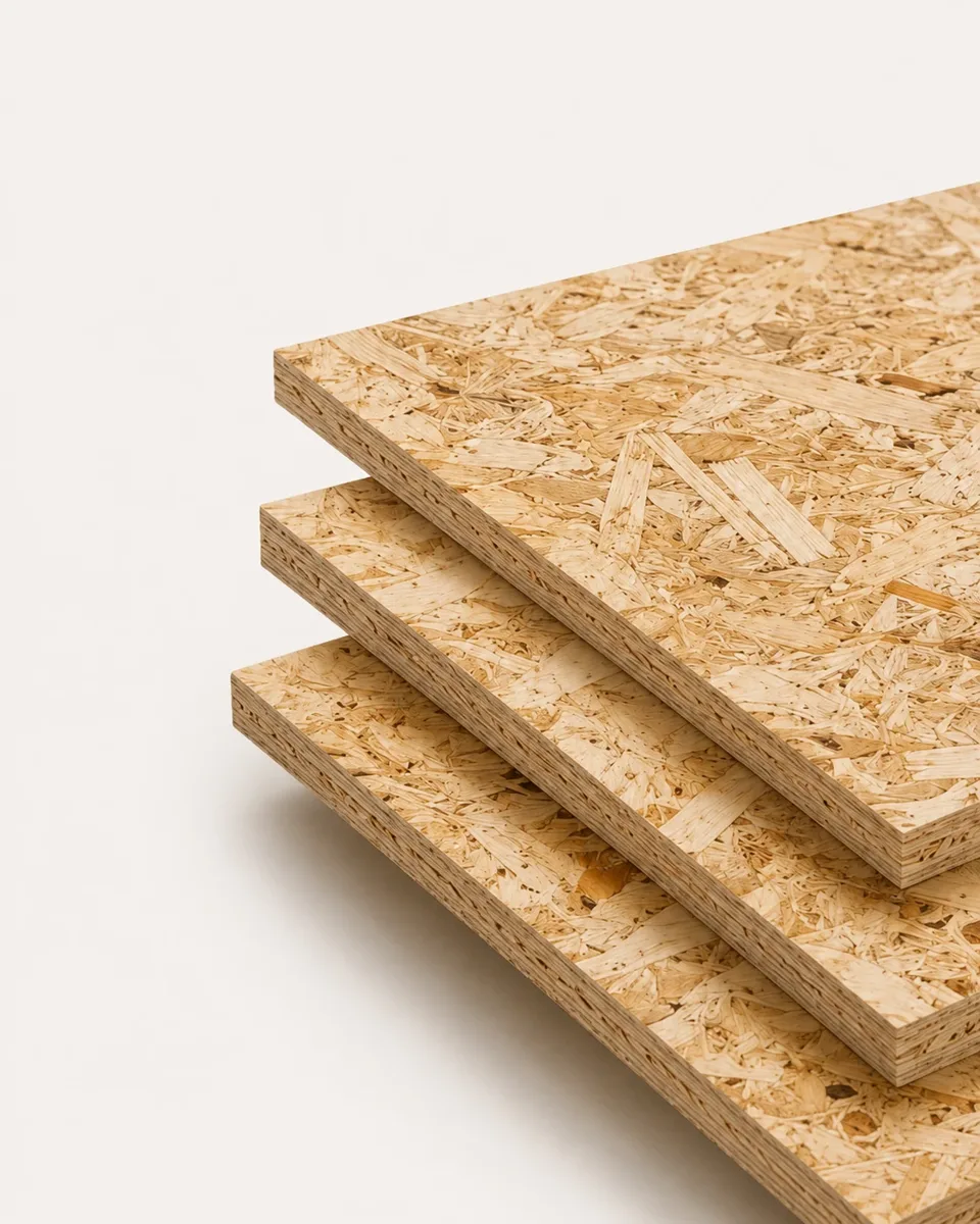 OSB-плита 12 мм × 1250 мм × 2.5 м. Для пола, стен, кровли и каркасных конструкций. Склад в Алматы.