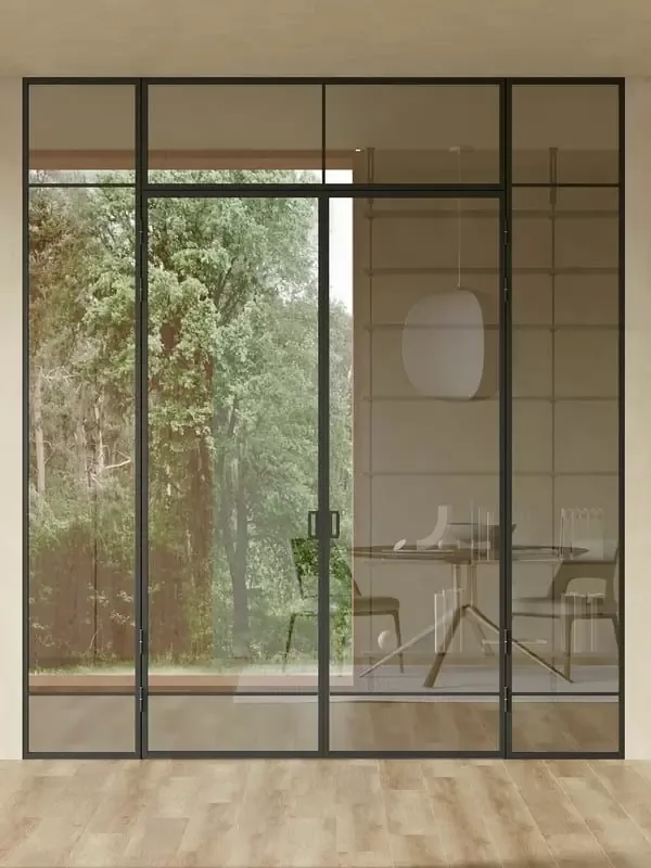 Распашная алюминиевая перегородка Minoli 8