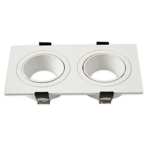 Св-к SY5572S-2 SQUARE GU10  WHITE без лампы