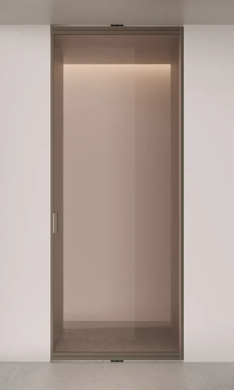 Алюминиевая дверь MINOLI 1 PIVOT 360