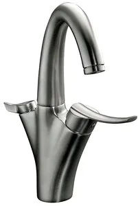 2 варианта Смеситель Jacob Delafon Carafe E18865-VS для кухни с фильтром для воды, цвет нержавеющая сталь