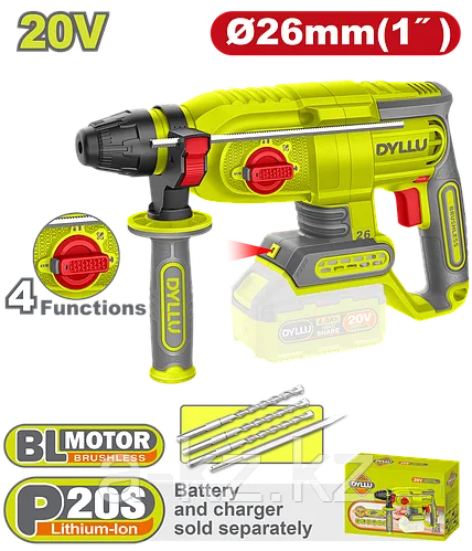 Аккумуляторный Перфоратор 20V SDS-Plus (2.5Дж)