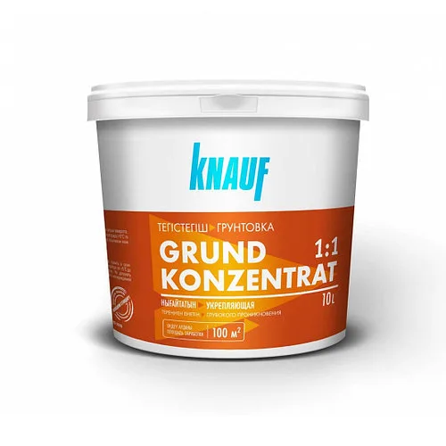 Грунтовка адгезионная KNAUF-Грунт Концентрат, 10л.