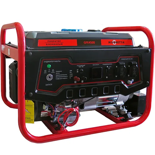 Бензиновый генератор MAGNETTA GFE4500, 2.9 кВт, 220 В