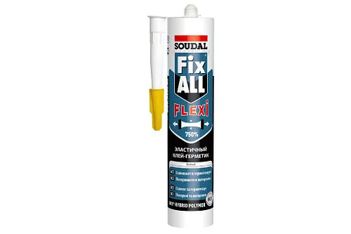 Полимерный клей герметик Fix All Flexi, белый, 12х290 мл