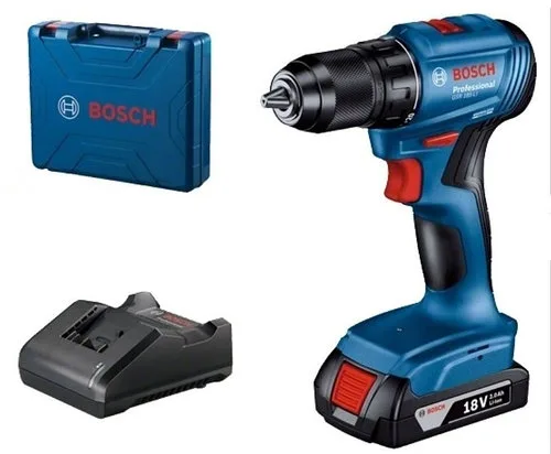 BOSCH GSR 185-LI Аккумуляторная дрель-шуруповерт с бесщеточным двигателем с 1 аккумулятором 2.0 Ач