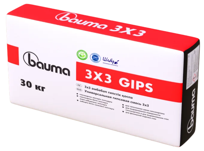 Bauma 3x3 Gips (25 kg)
