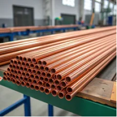 Медная труба для кондиционеров 12x1 мм CW024A EN 12735-1 тянутая