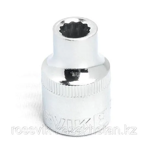 S121213 Головка торцевая 12-гранная ROSSVIK 1/2", 13мм