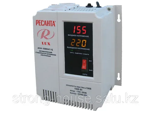 Стабилизатор напряжения ACH-1500Н/1-Ц - настенный, Ресанта