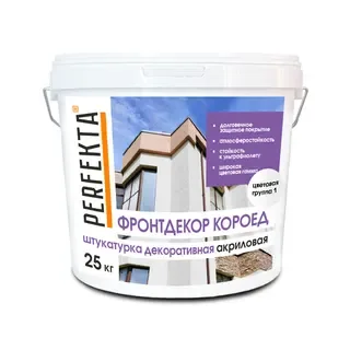 Штукатурка декоративная акриловая Фронтдекор Короед