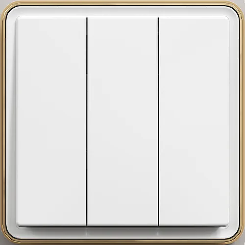 Выключатель 3-кл, с/у, Белый, серия SAKURA, (TEKLED Electric)100/10