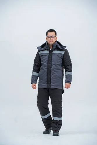 PROSAFE 5101W, куртка + полукомбинезон зимний, цвет черный/серый