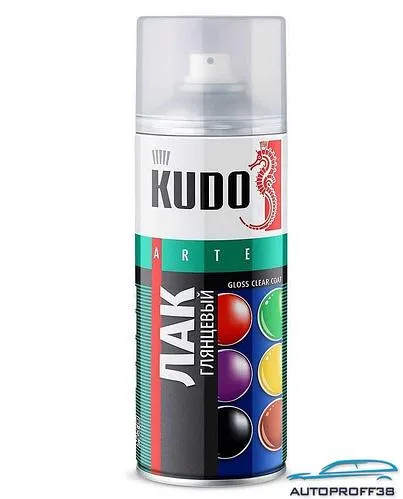 Лак аэрозоль акриловый матовый 520 мл "Kudo"