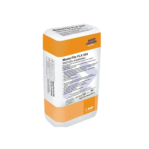 BASF затирка MASTERTILE 555 FLEX белый (20кг)