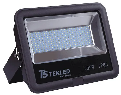 Прожектор LED SMD 100W BLACK 6000К, светодиодный, мощность 100Вт, 220В, IP65, 290х290х90мм, установка на регул