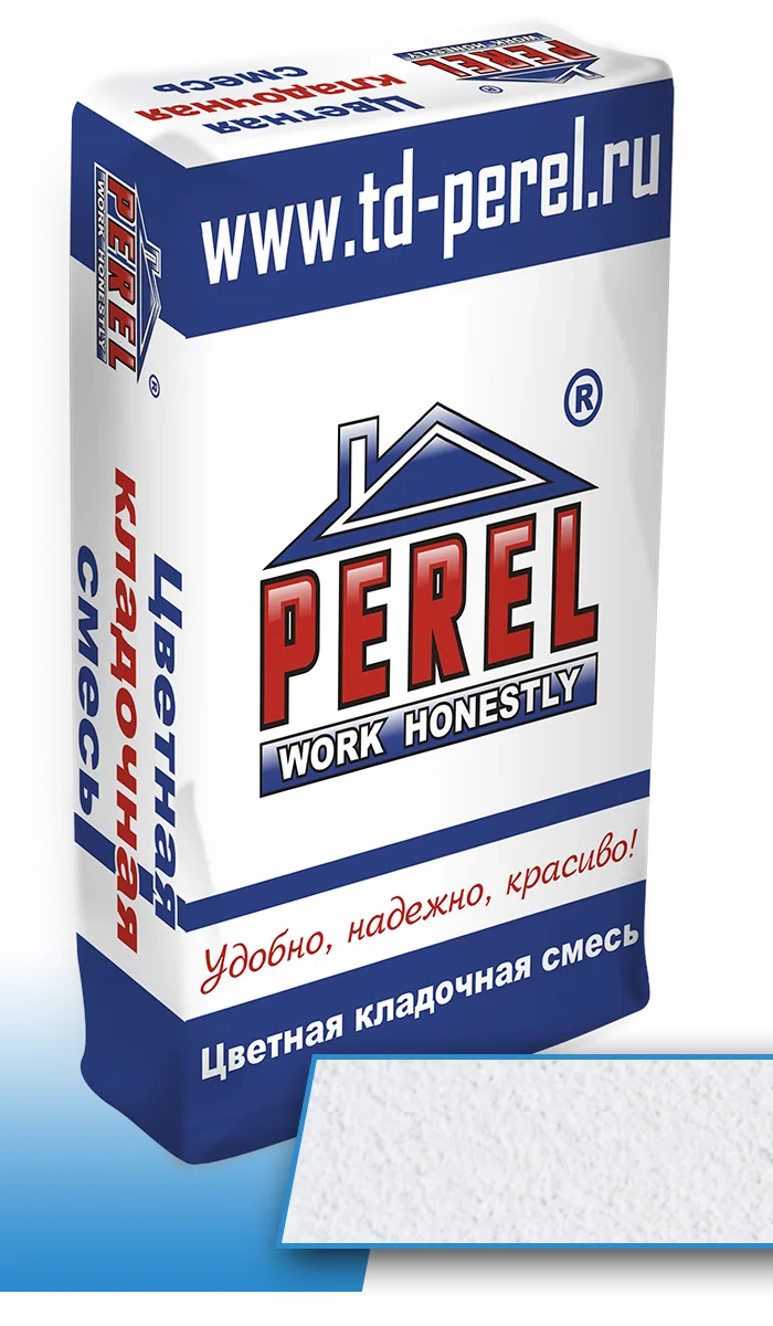 Супер-белая кладочная смесь Perel