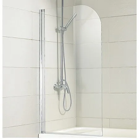 BG 070.5110A-1 Душевая шторка на ванну BRAVAT ALFA 700x1500 стекло - 5мм/Easy clean. профиль - 1,5мм