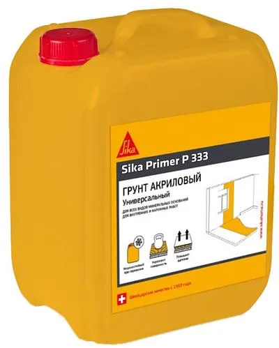 Грунтовка для обработки стен Sika Primer P 333 (MasterTile P333) 5 кг