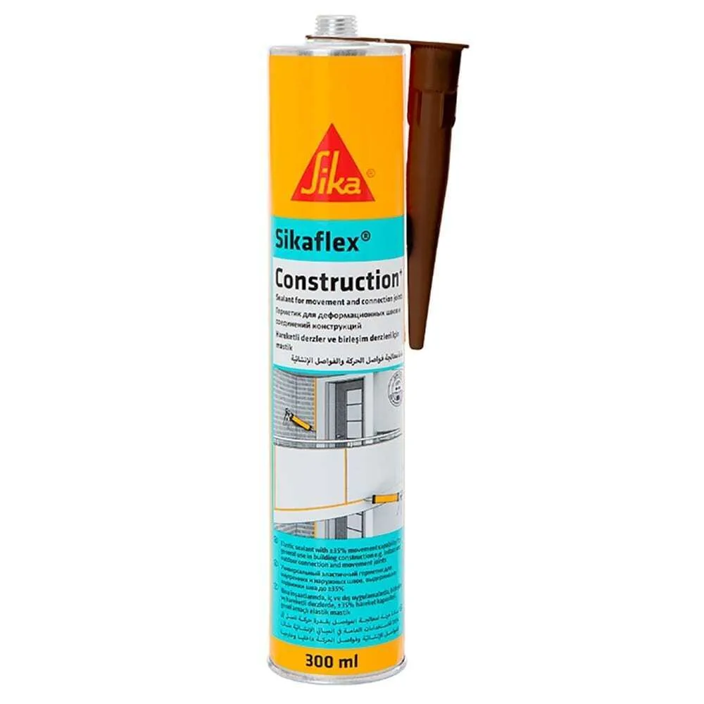 Полиуретановый герметик Sikaflex Constr. brown C9014 0,3L KAK