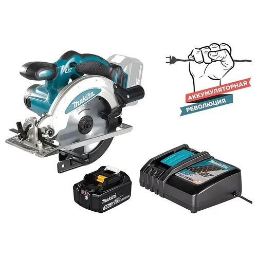 Аккумуляторная циркулярная пила Makita DSS610ZRF + Набор RF 191A25-2