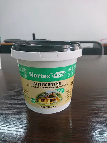Антисептическая пропитка для древесины "Нортекс"- Доктор. (0,95кг) до 80С