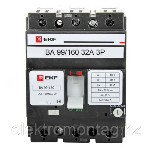 Автоматический выключатель ВА-99 160/32А 3P 35кА EKF PROxima