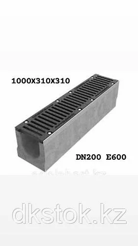 Лотки водоотводные бетонные (ЛВБ) OPTIMA DN200 H310