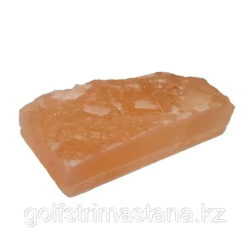 Кирпич гималайской соли 200x100x50 мм (с пазом) с натуральной стороной