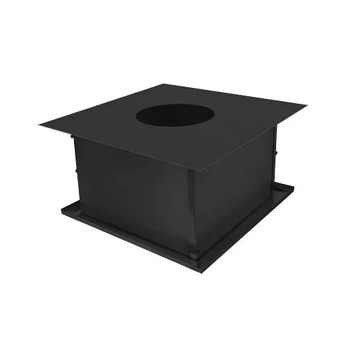Потолочно проходной узел BLACK (AISI 430/0,5мм) д.205