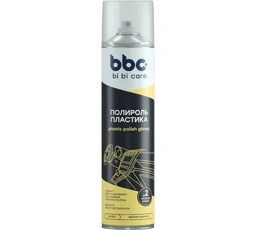 Полироль пластика (Ваниль) 400 мл.BiBiCare BB4017