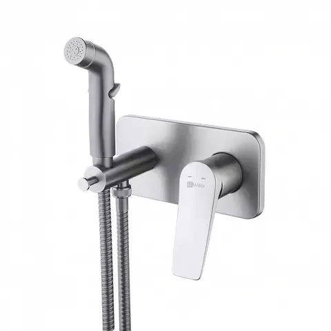 Смеситель с гигиеническим душем встраиваемый Lemark Bronx - LM3720GM