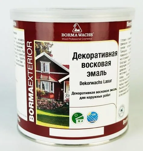 Восковая эмаль для обработки дерева Воск DEKORWACHS LASUR