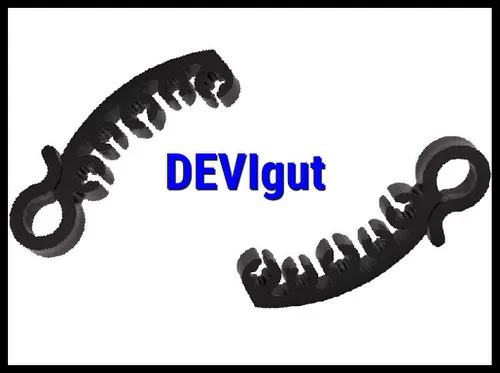 Пластиковое крепление кабеля в желобах DEVIgut (В упаковке: 25 шт.)