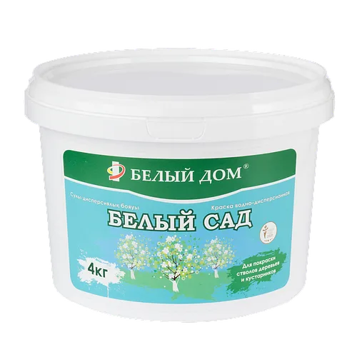 Краска для побелки деревьев водно-дисперсионная БЕЛЫЙ САД