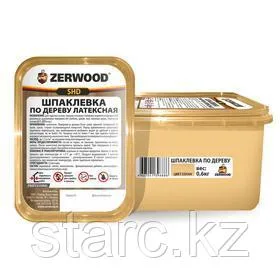 Шпаклевка по дереву латексная 0.6 кг"ZERWOOD" сосна