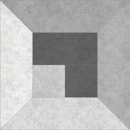 Керамогранит 45x45 Progres Megapolis Betton Grey Deco 737496