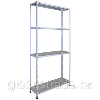 Стеллаж MS Standart 2200х1000х300, металлический, сборно-разборный, 4 полки