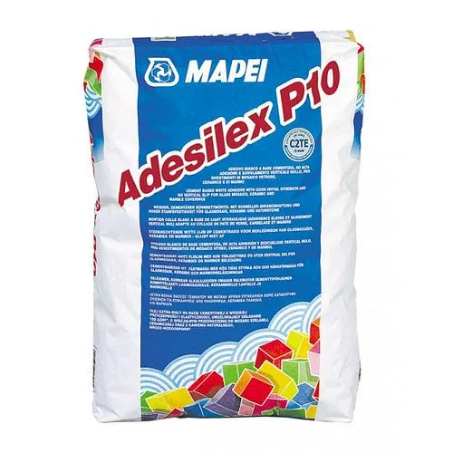 Белый цементный клей Adesilex P10