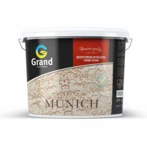 Декоративная рельефная штукатурка с мраморной крошкой MÜNICH 15кг