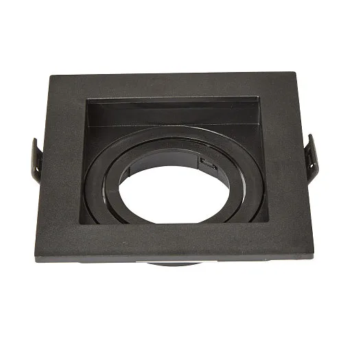 Св-к SY5570S SQUARE GU10 BLACK без лампы